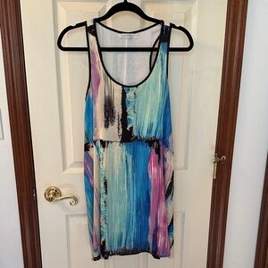 MINKPINK Multicolor Abstract Dress